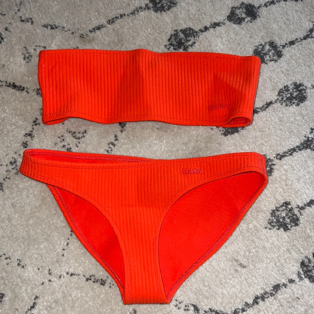 Triangl bandeau bikini set